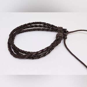 Men's bracelet leather braided layered‎ jewelry new d88